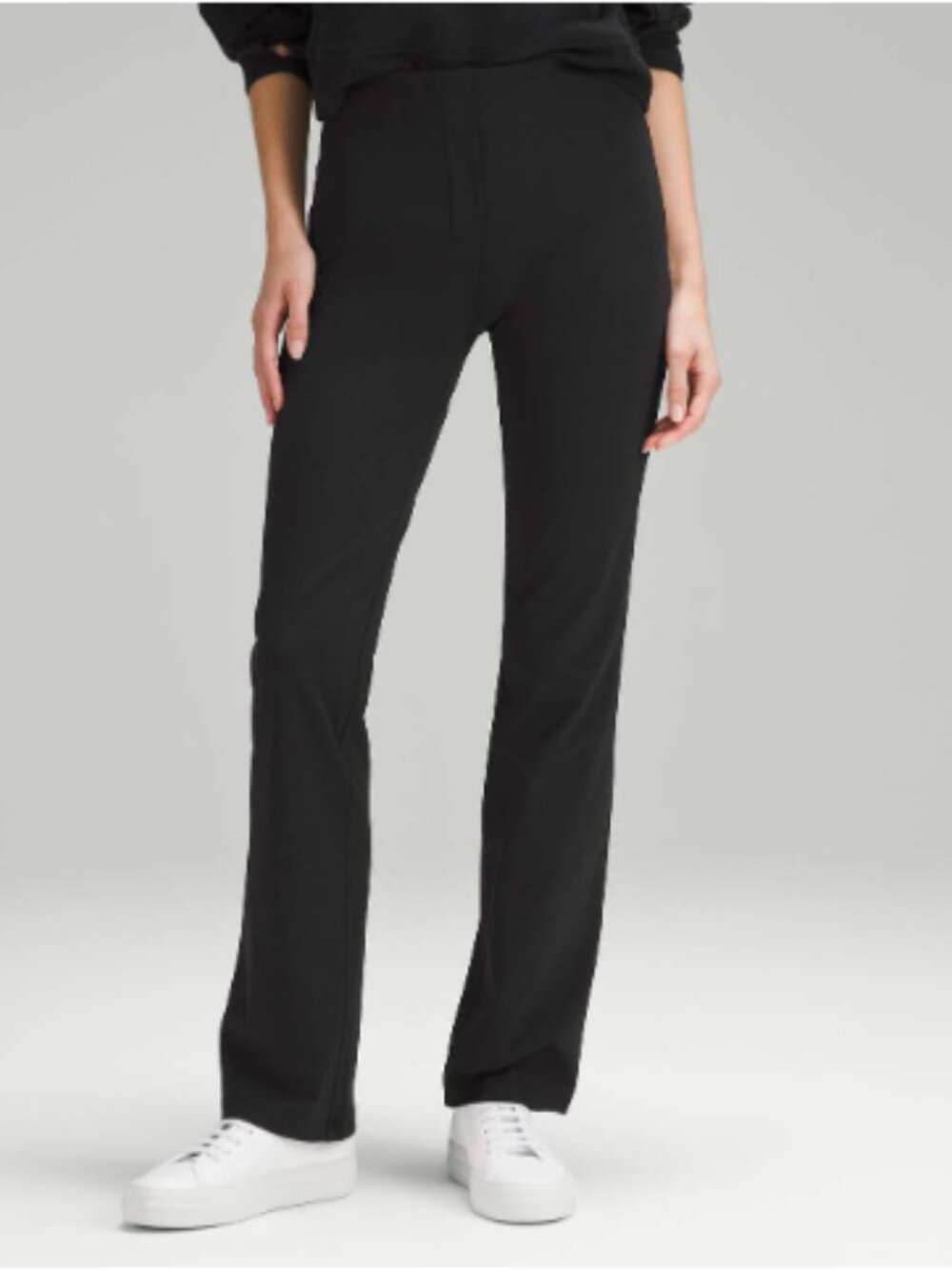 Lululemon Women's Sz 6 Smooth Fit Pull-On High-Rise Pant Black